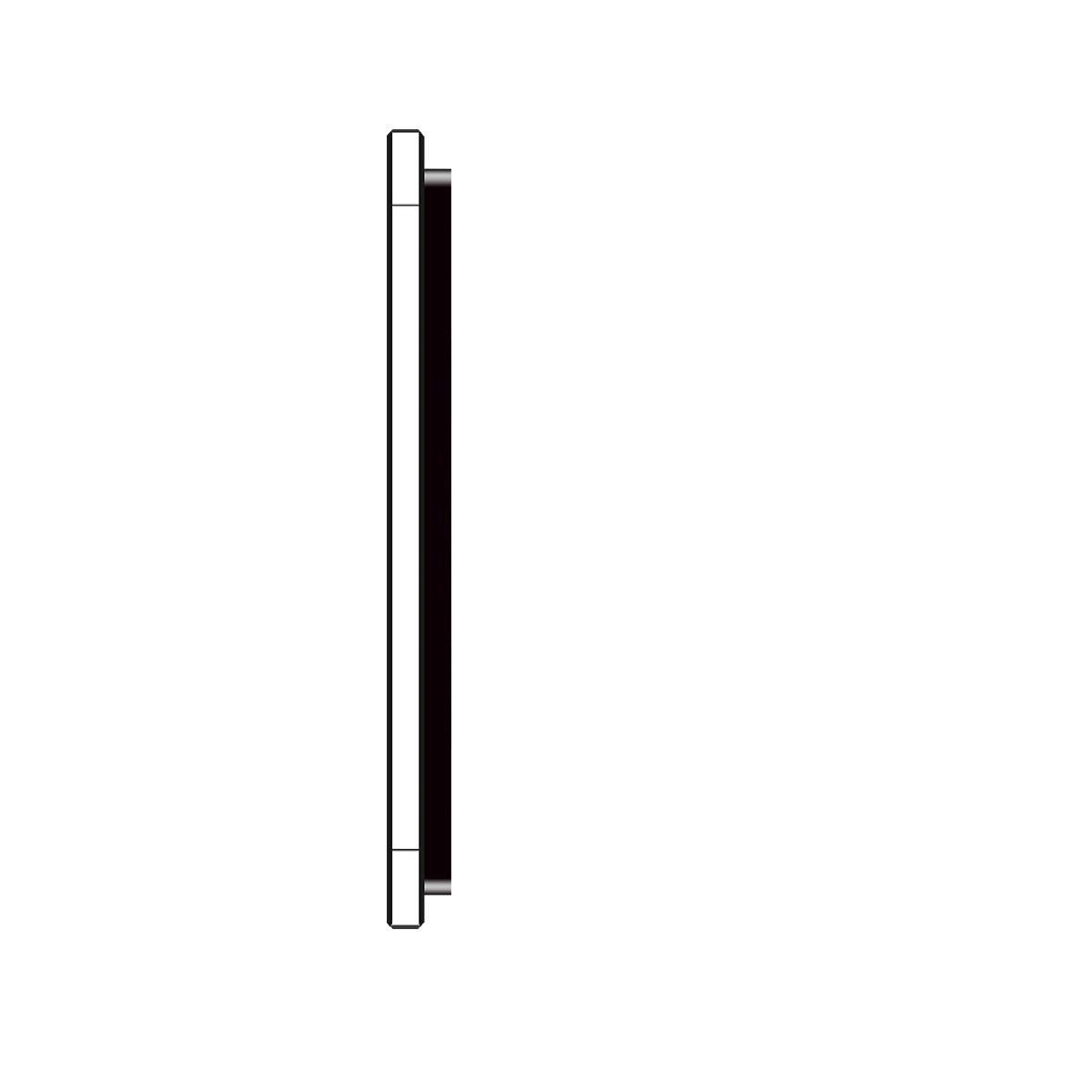 Cadre en verre 2-en-1 pour interrupteurs tactiles – LIVOLO VL-C7-C2-C2-12 (Noir)