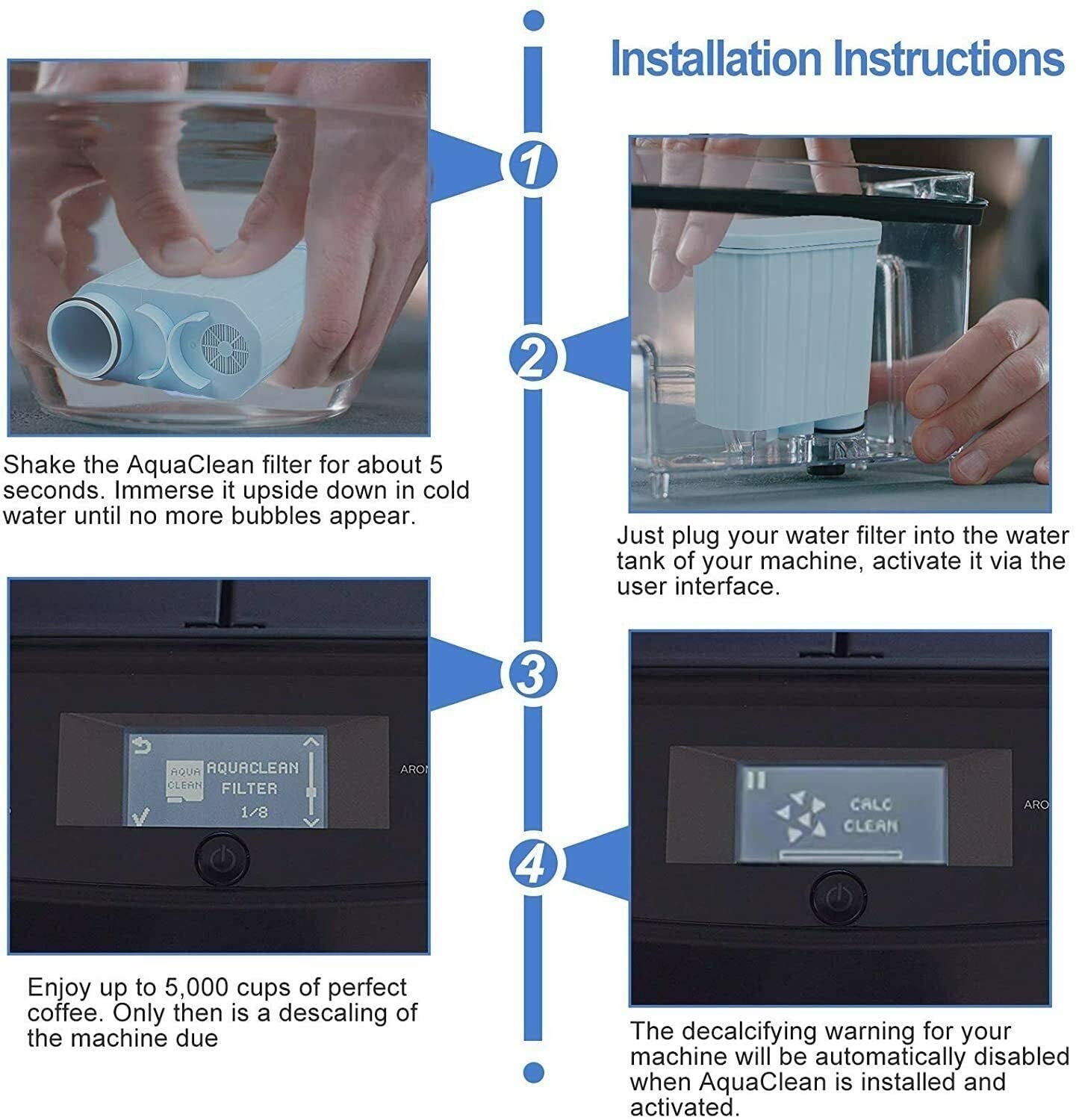 Filtre à Eau Premium  Source CMF009 – Optimisation de l’Extraction de Votre Café et Protection Durable de Votre Machine